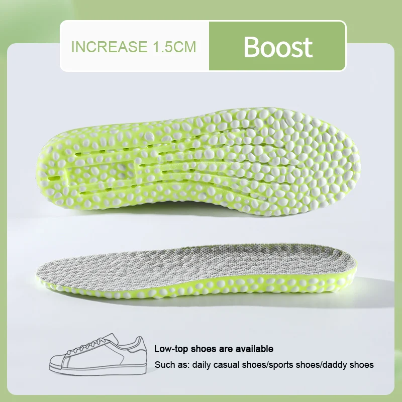 Inlegzolen voor schoenen met een verhoging van 1.5 / 2.5 / 3.5 cm