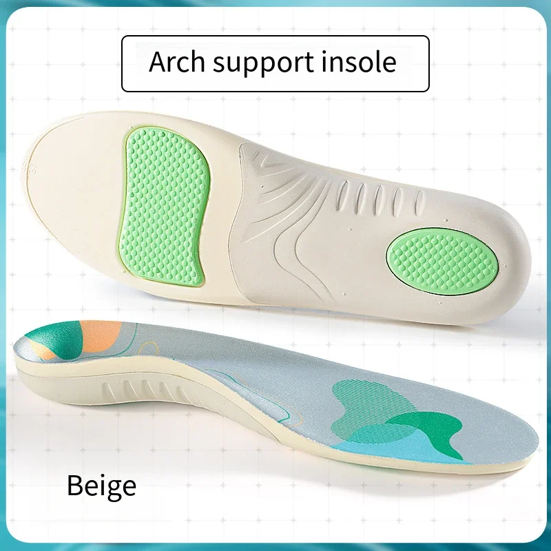 Inlegzool met voetboogondersteuning, orthopedische pads voor platvoeten