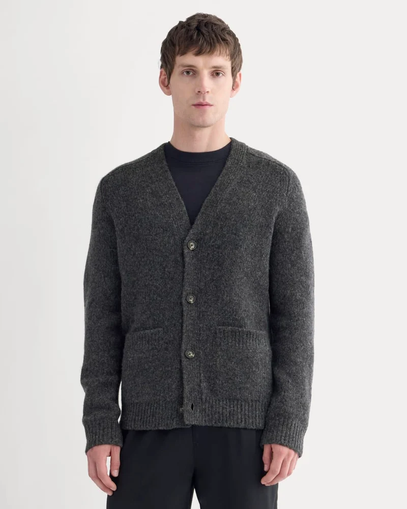 The Cloud Relaxed Cardigan | Heathered Soot
