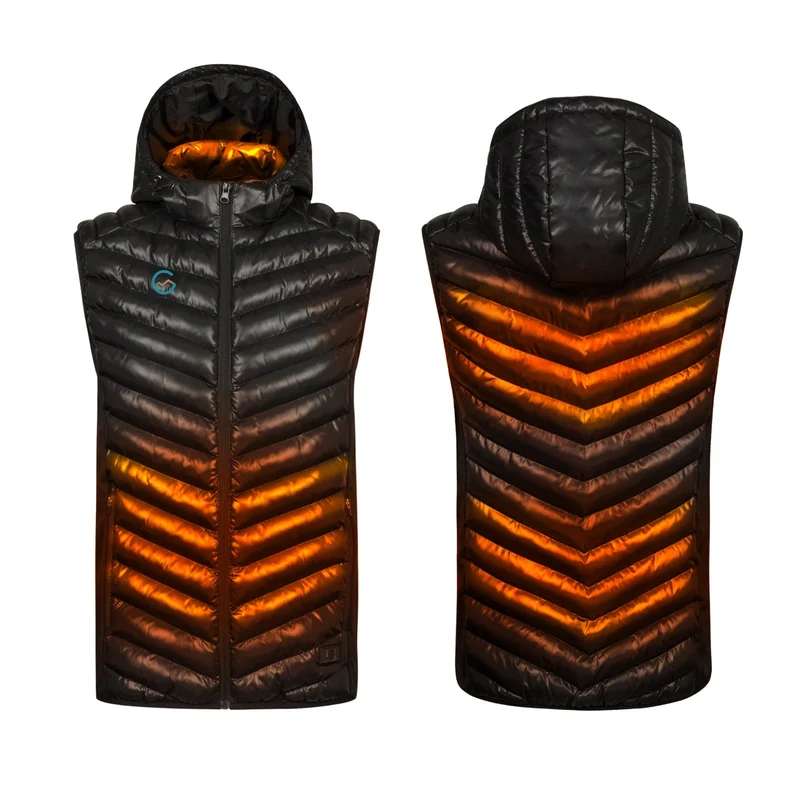 Høgge Heated Men's Bodywarmer Gløde Black (åpen boks)