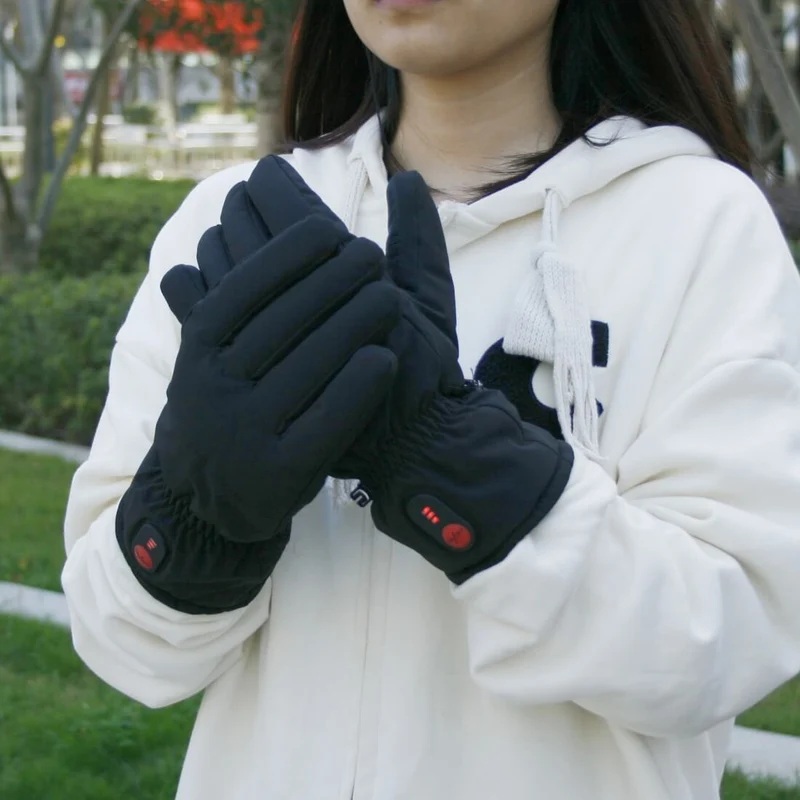 Keepwarming Touchscreen Wear Resistant Spritzwassergeschützt Beheizte Handschuhe