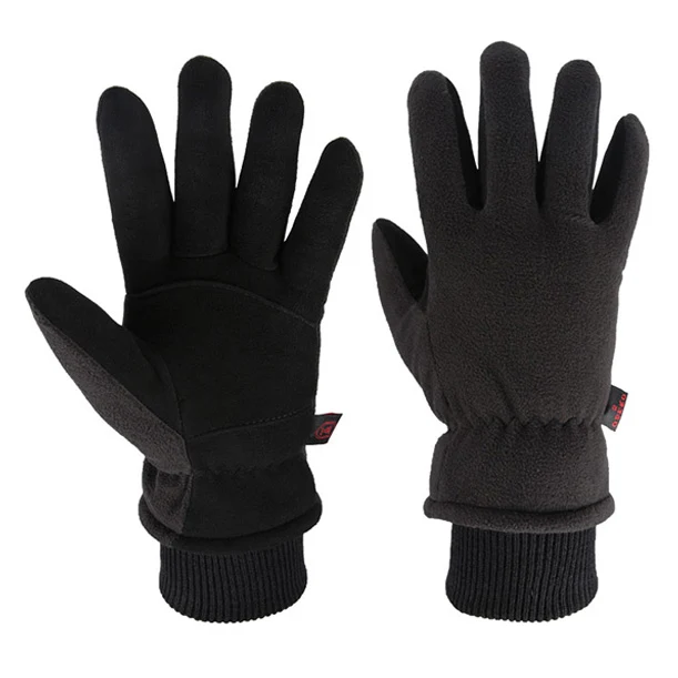 OZERO Herren & Damen Hirschleder Winterhandschuhe | Wasserdicht & Winddicht