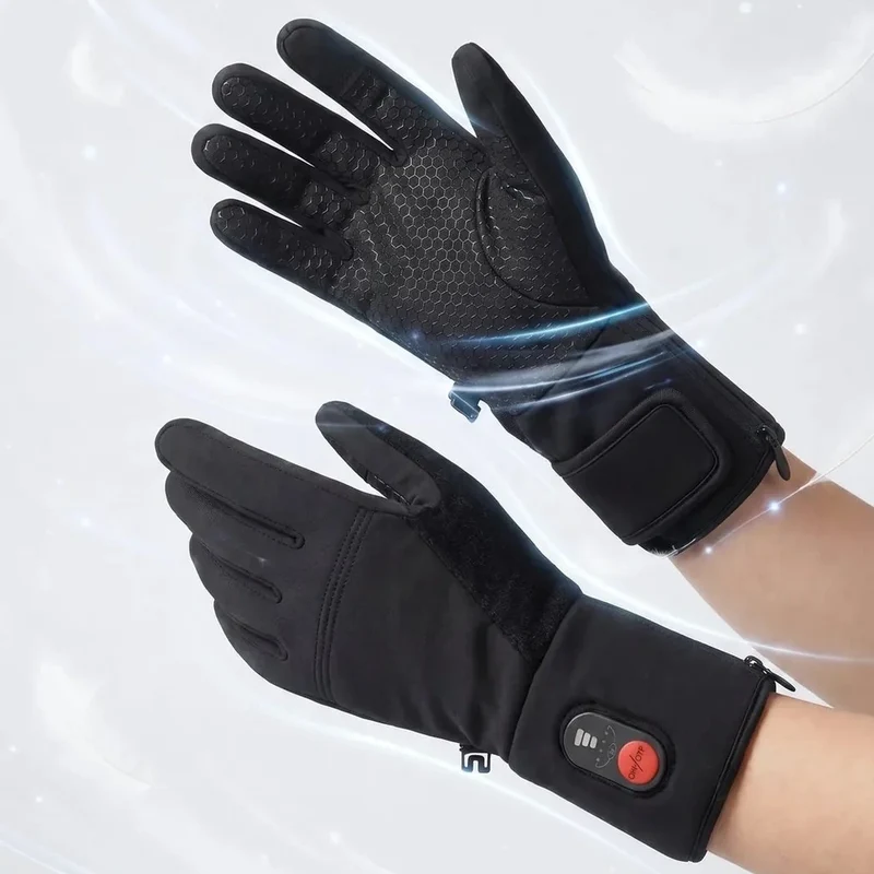 Savior wiederaufladbare elektrische Heizhandschuhe Innenfutter mit Touchscreen-fähigen Fingerspitzen
