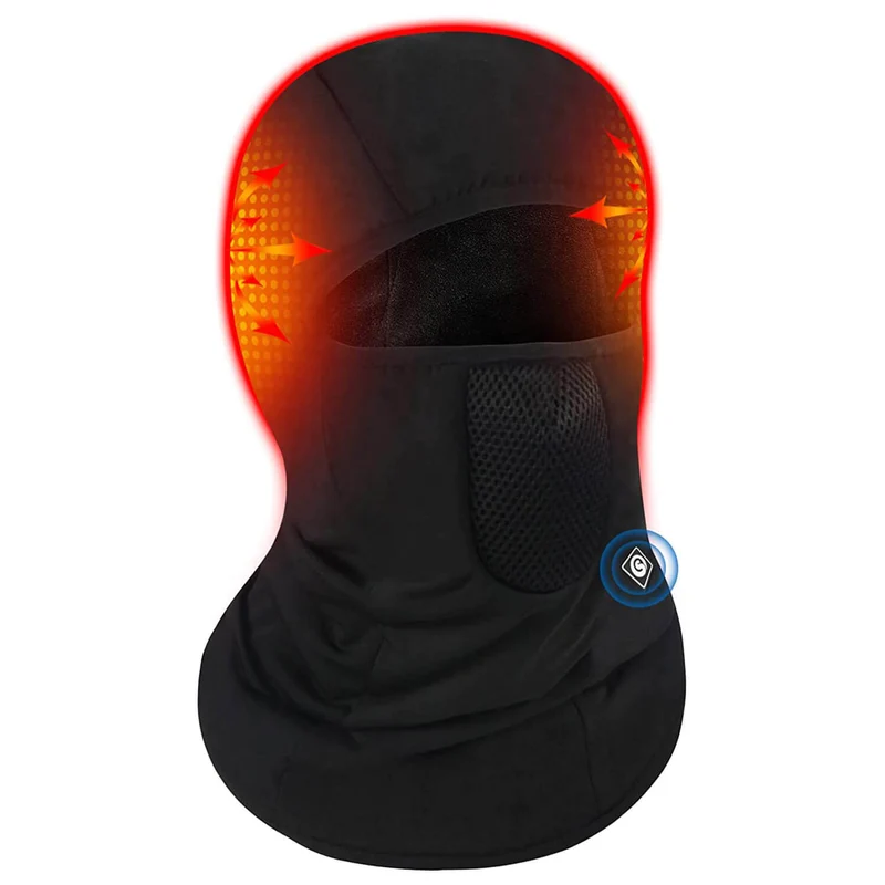 Savior Wiederaufladbare Wärmemaske | 7.4V Batterie Ski Gesichtsmaske Beheizte Mütze