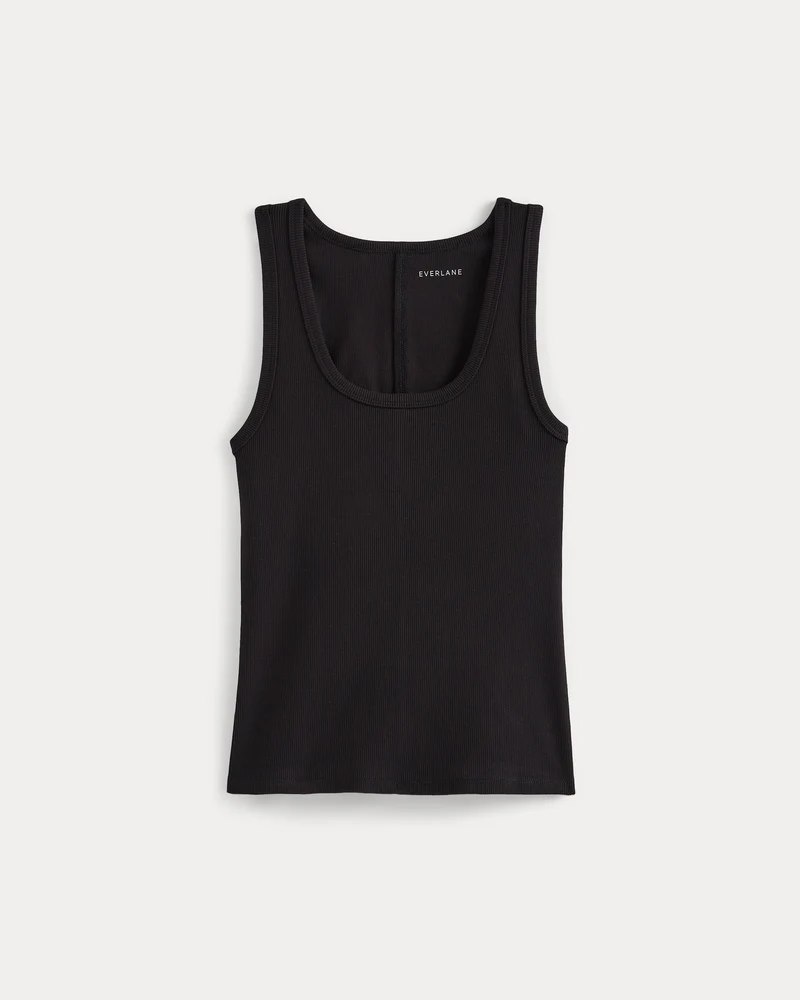 Effortless Rib Classic Tank | Black