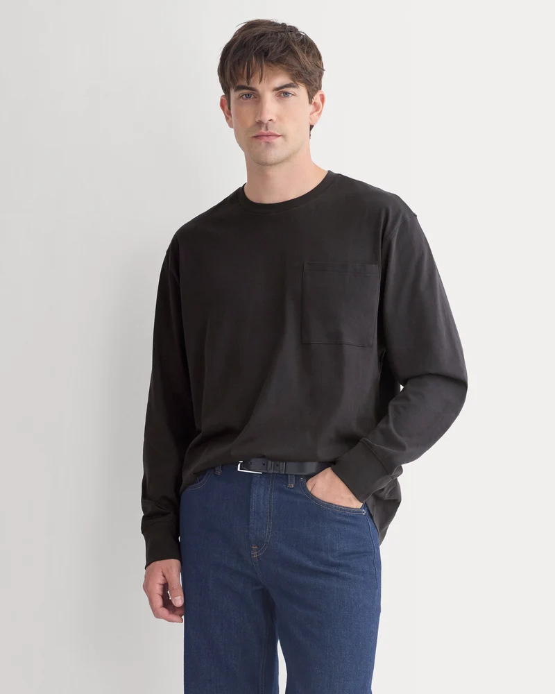 Archive Long-Sleeve Crew | Black