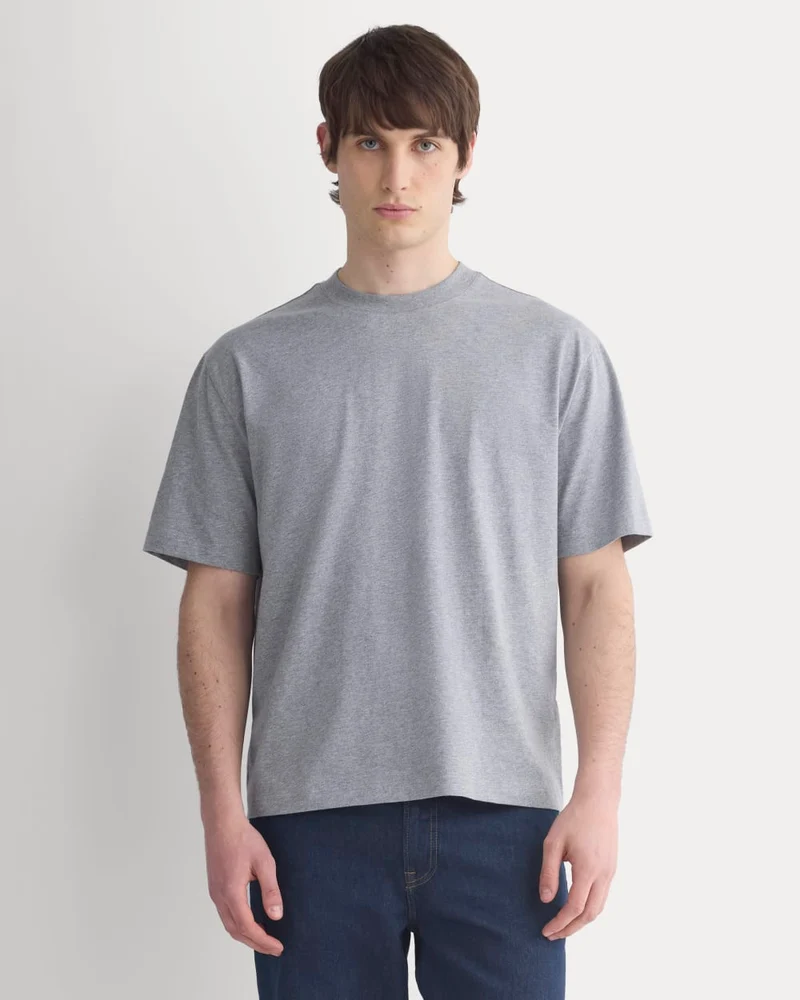 Archive Relaxed-Fit Cotton Crew | Vintage Heather Grey