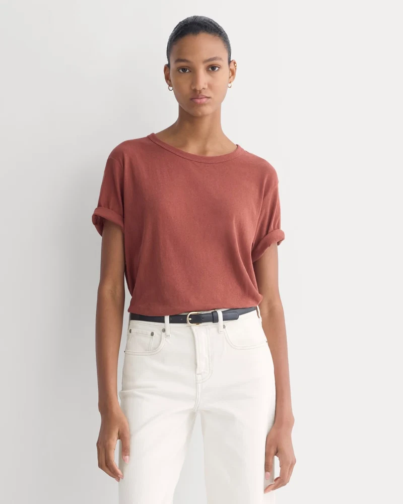 The Air Tee | Henna Red