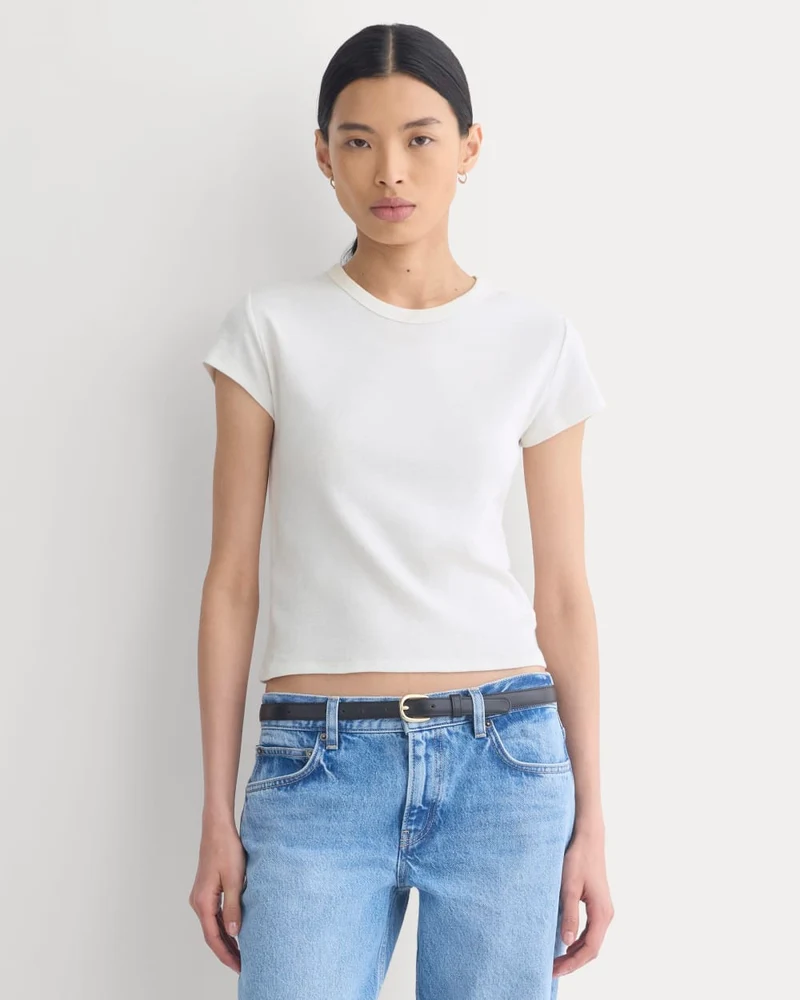 RetroSoft Cotton Crew | Bone