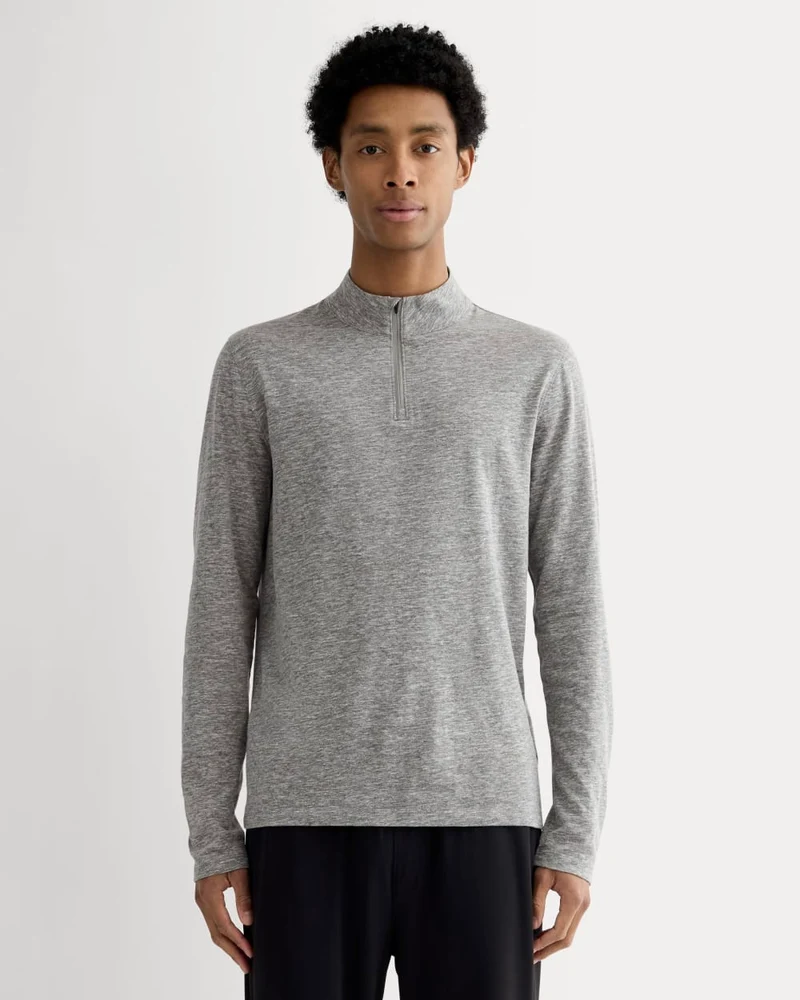 The Rec Quarter-Zip | Heathered Grey