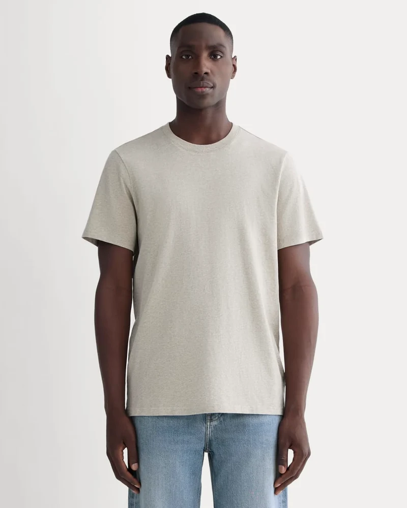The Premium-Weight Crew | Uniform | Heather Oatmeal