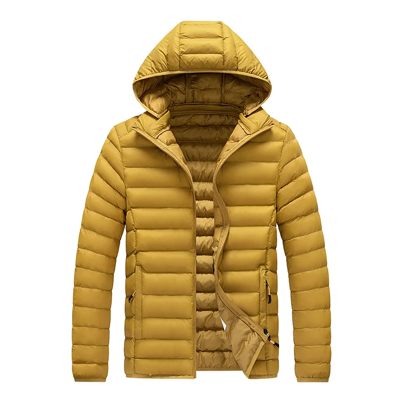 Heren casual jas met capuchon