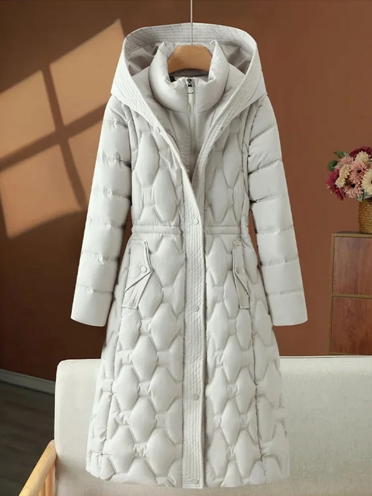 Dames Winterjas Dons Lange Parka's