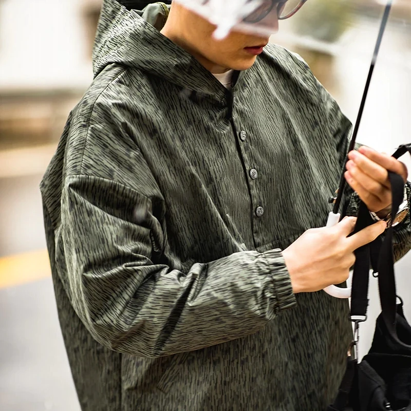 Outdoor Raindrop Camouflage Capuchonjack