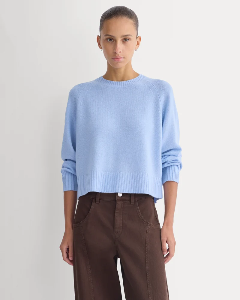 The Boxy Crew in Cashmere | Centaurea Blue