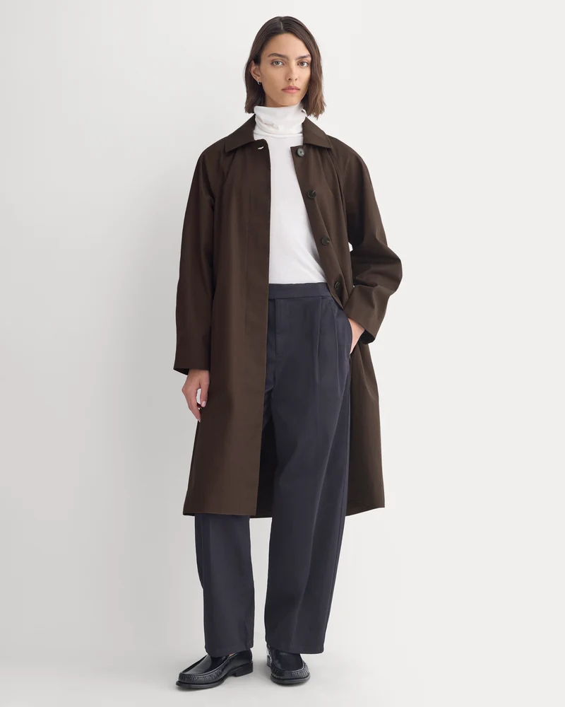 Oversized Mac Coat | Coffee Bean