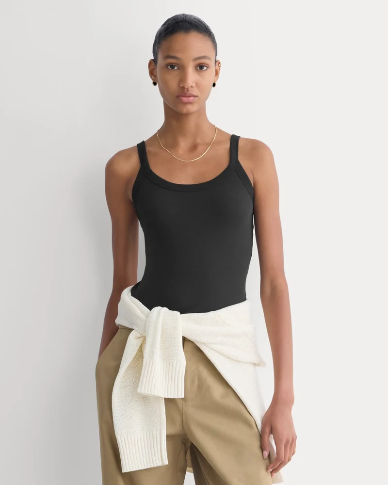 RetroSoft U-Neck Tank | Black