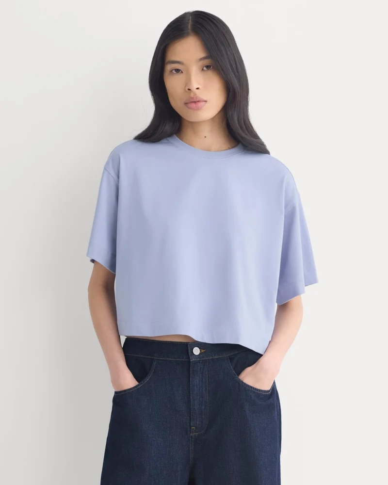 Forever Jersey Cropped Tee | Aleutian