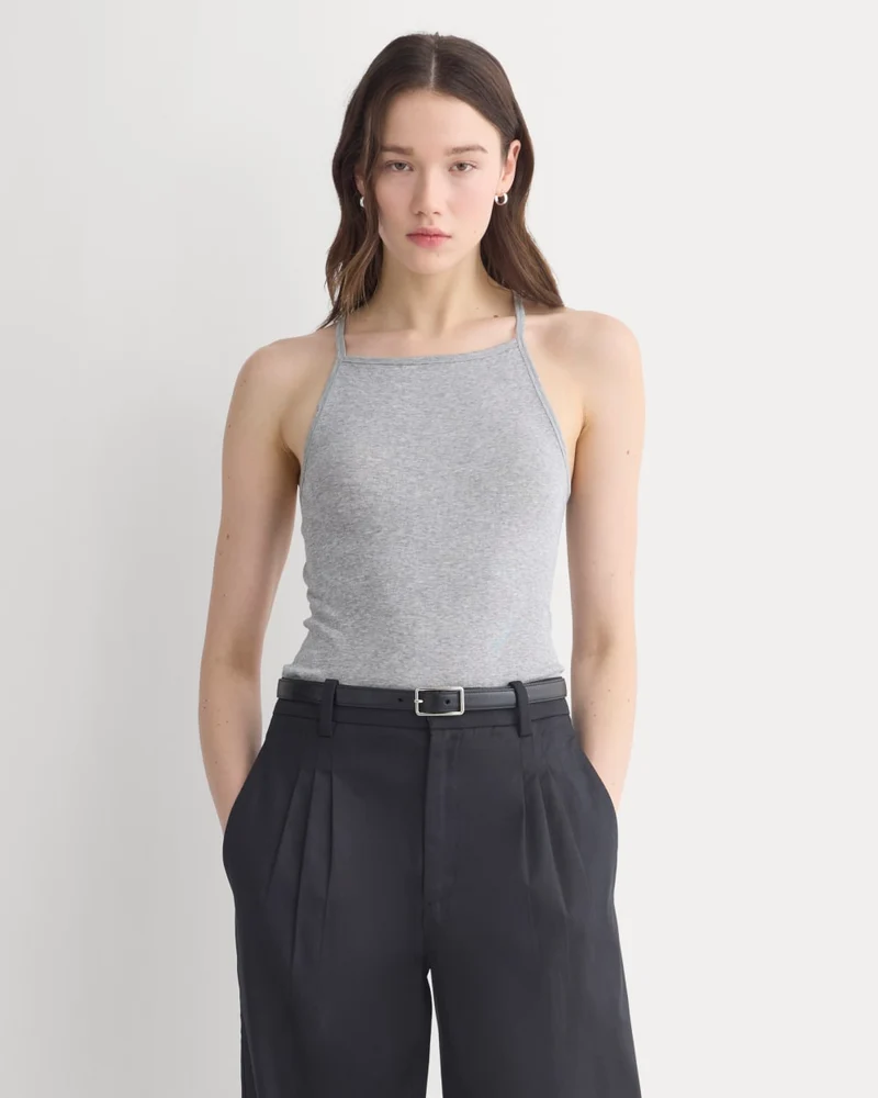 Tissue Narrow Racerback Tank | Heathered Grey