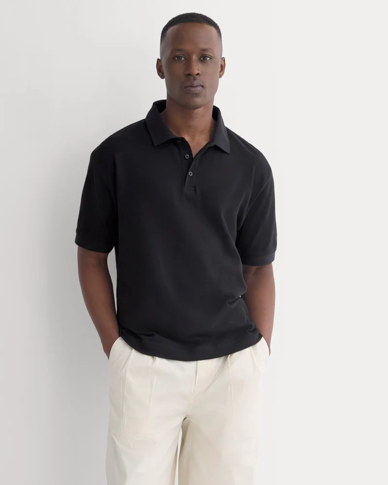 Classic Piqué Polo | Black
