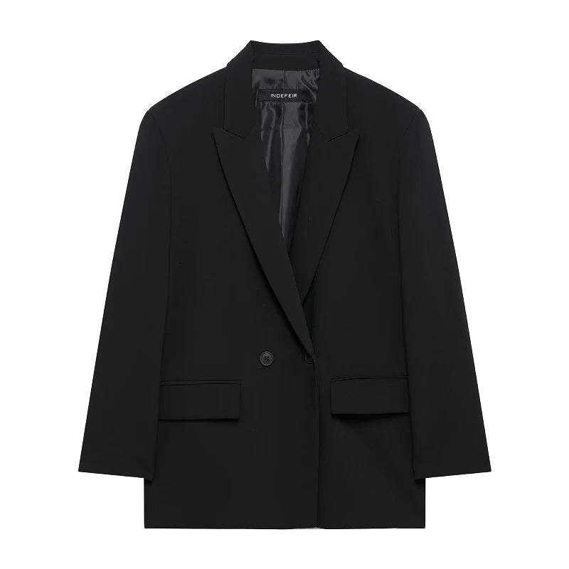 Dames Blazers op Maat Rechte Kantoorblazer