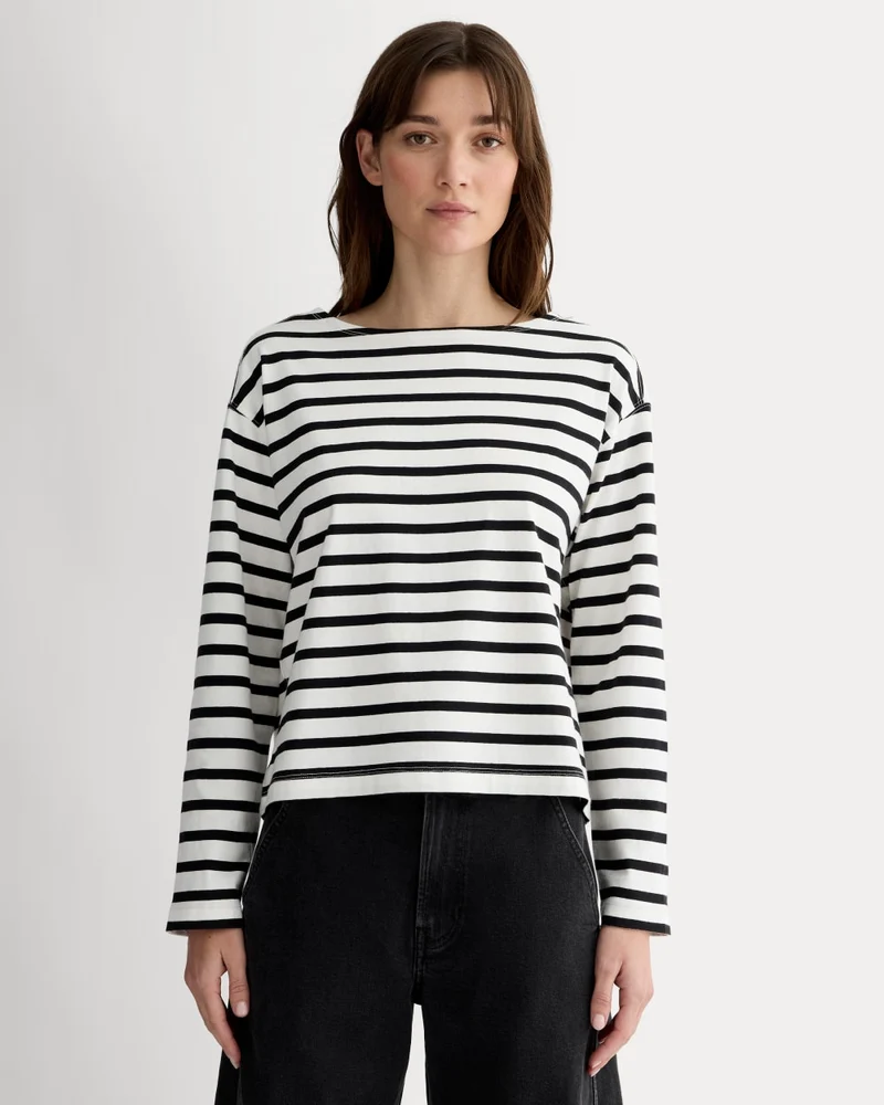 The Mariner Tee | Bone / Black