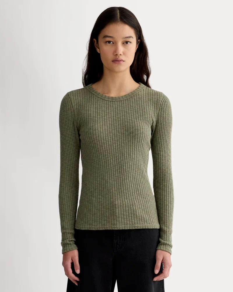 The Cozy Rib Long-Sleeve Tee | Kalamata