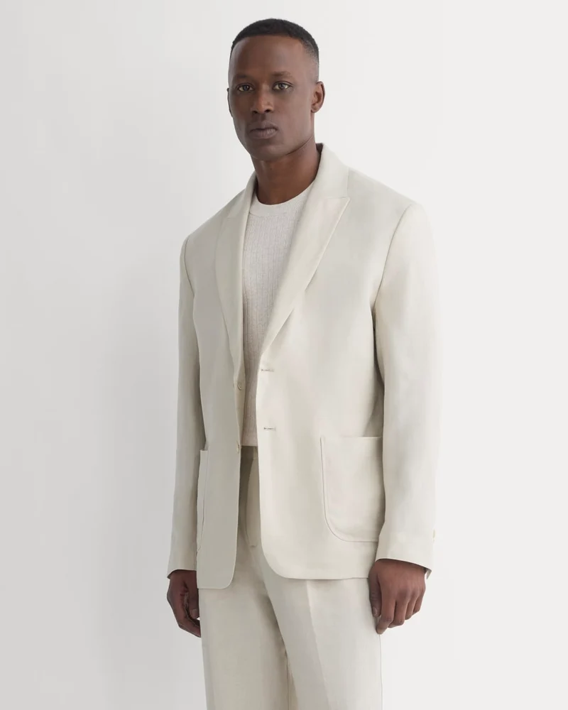 Soyeux Linen Linen Blazer | Peyote