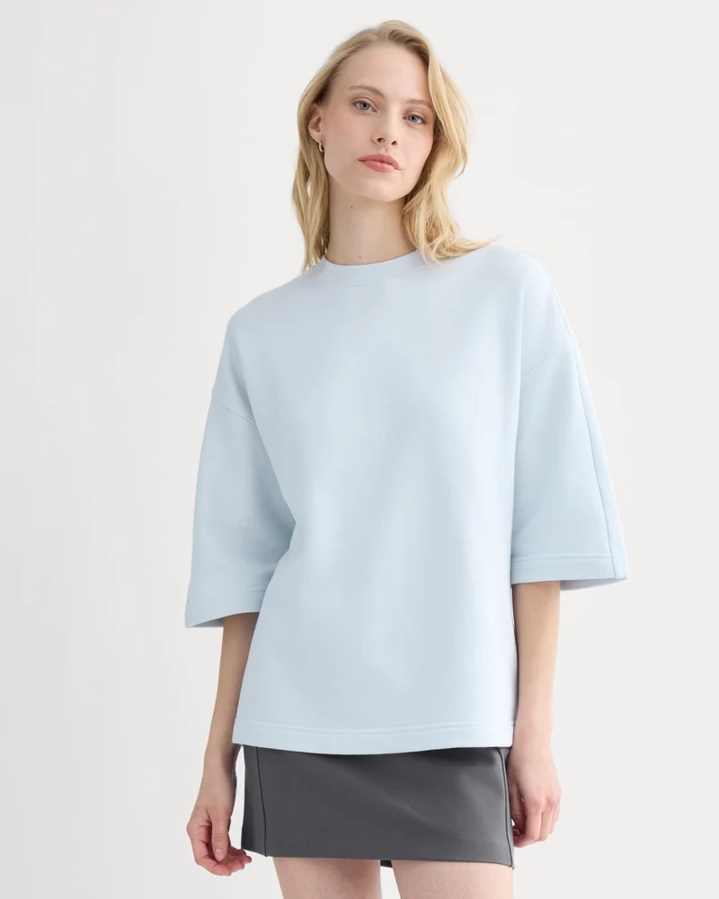 Lightweight Terry Oversized Tee | Skywriting