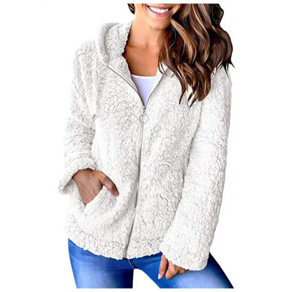 Mode explosieve fleece sweater met lange mouwen