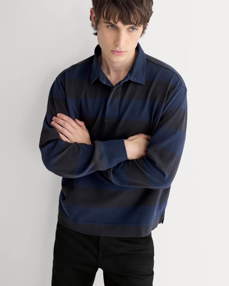 Vintage Rugby Pullover | Navy / Black