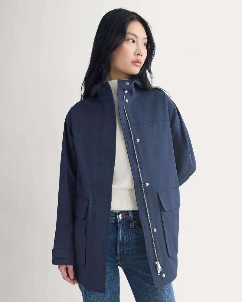 Hooded Field Jacket | Navy