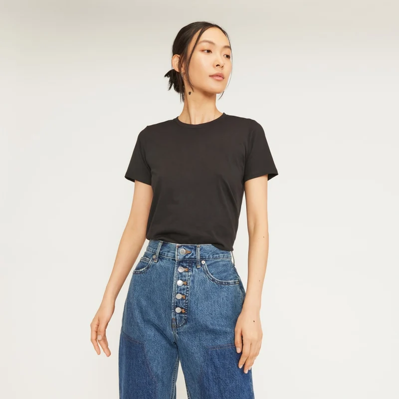 The Organic Cotton Crew Tee | Black