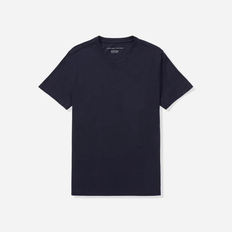 The Organic Cotton Pocket Tee | Deep Navy