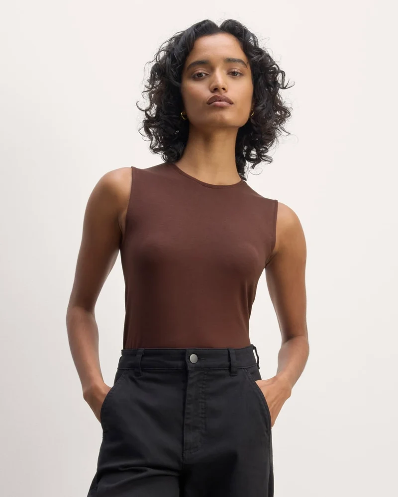 The Form Tank | Dark Mahogany