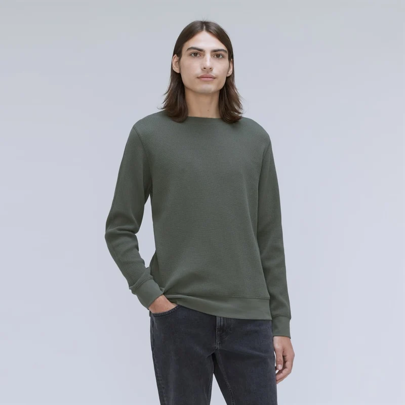 The Waffle Long-Sleeve Crew Tee | Kambaba