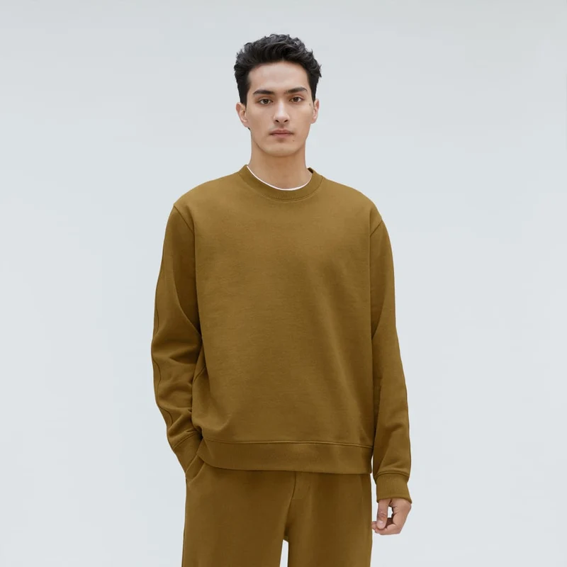 The Track Crewneck Sweatshirt | Tapenade