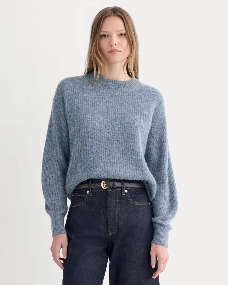 The Cocoon Crew in Alpaca | Heather Sage Blue
