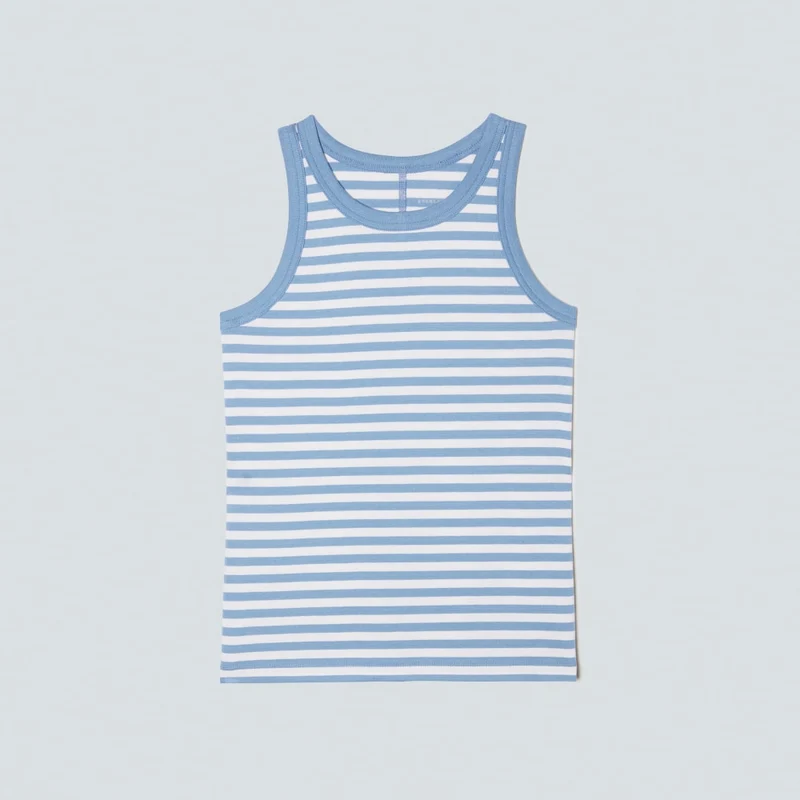 The Tank in Essential Cotton | Spring Lake / Canvas