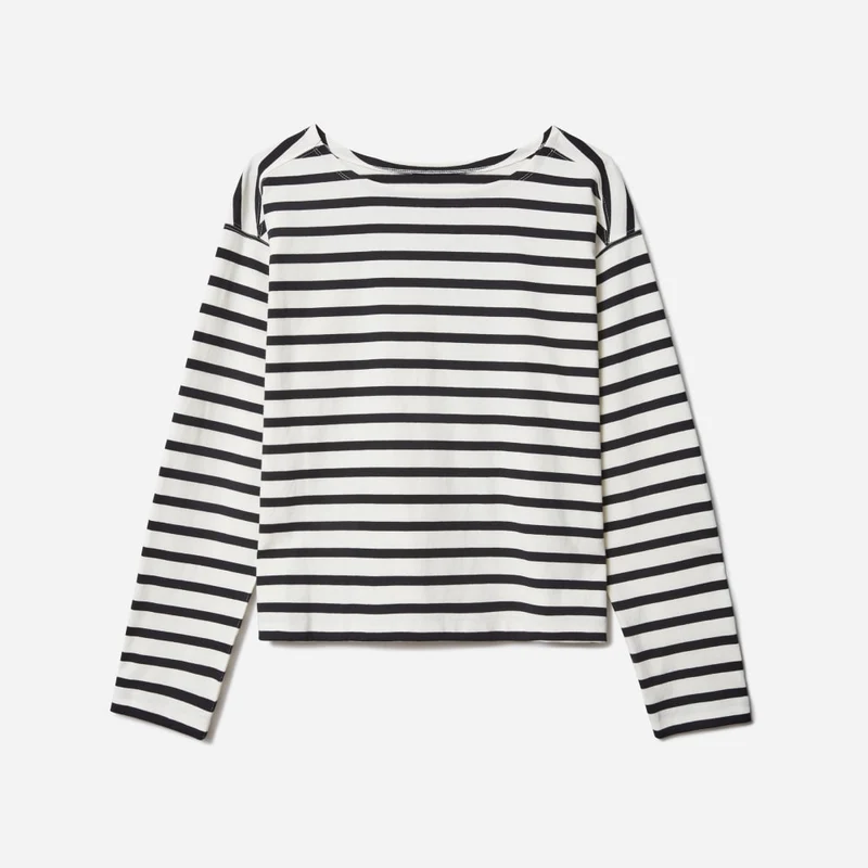The Mariner Tee | Black / White