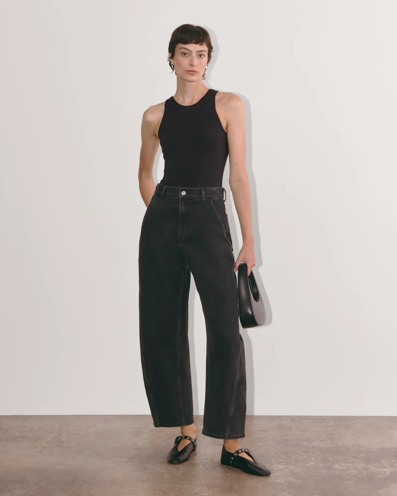 The Cutaway Tank Bodysuit | Black | Thong