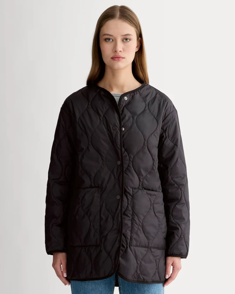 The Quilted Liner | Black