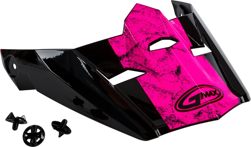 Visor W/Screws Dominant Mx-46 Black/Pink/White Md-2x