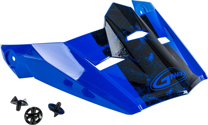 Visor W/Screws Dominant Mx-46 Blue/Black/White Xs-Sm