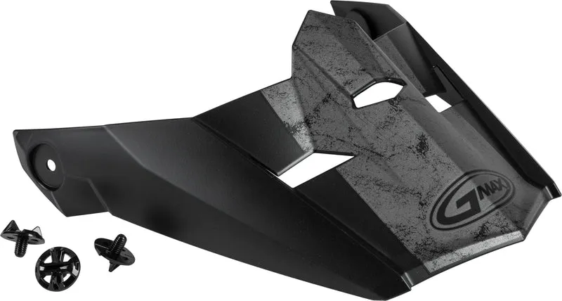 Visor W/Screws Dominant Mx-46 Matte Black/Grey Md-2x