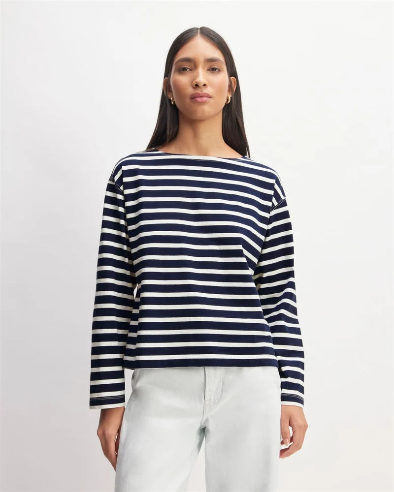 The Mariner Tee | Navy / Bone