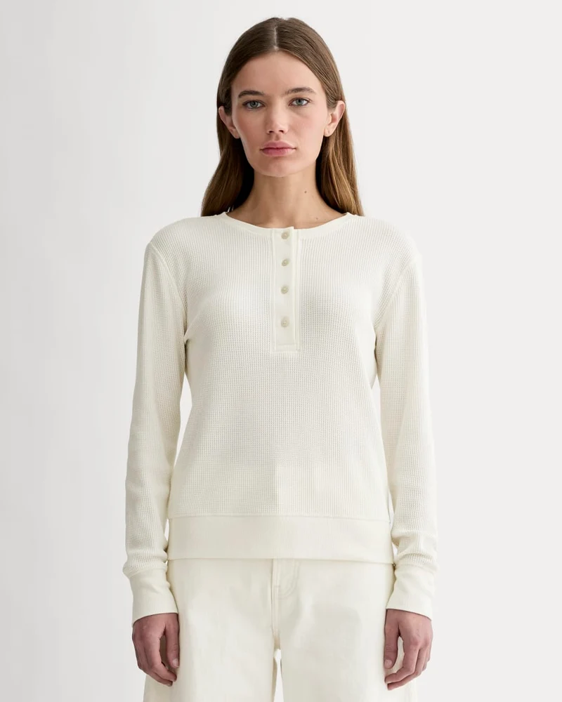 The Waffle Henley | Bone