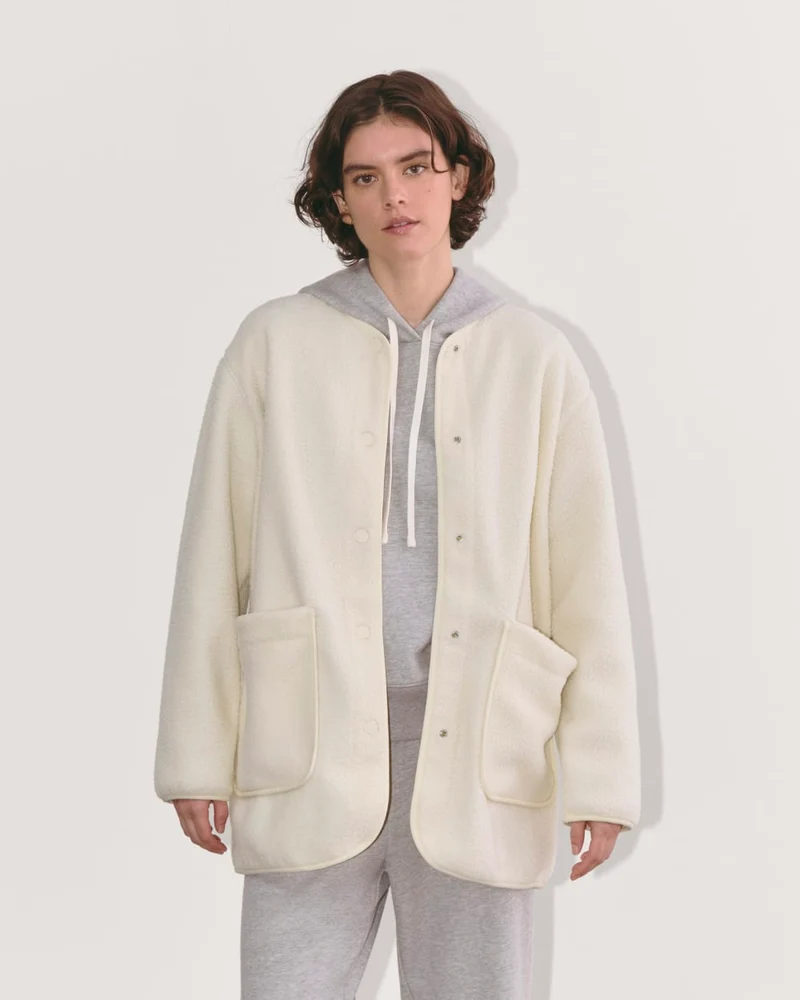 The Teddy Liner | Heathered Oat