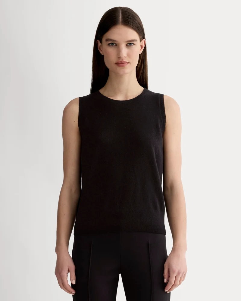 The Classic Tank in Cashmere | Black