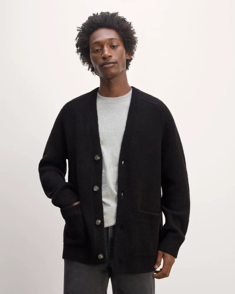The Cloud Relaxed Cardigan | Black